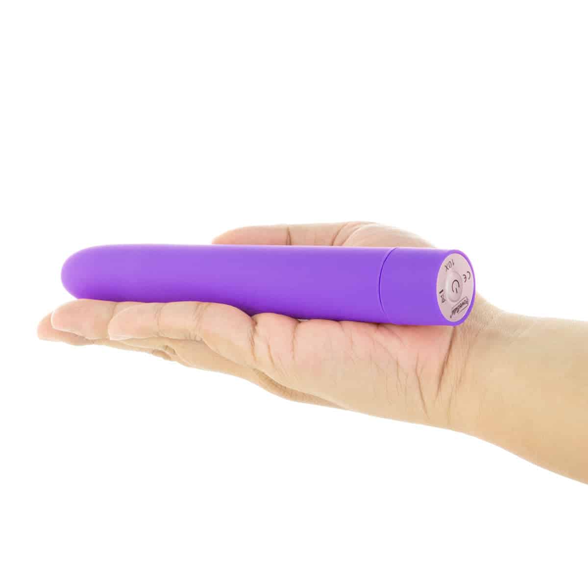 Pure Love® - 10 fonctions Classic 7 po. Vibrateur lisse – violet image 1