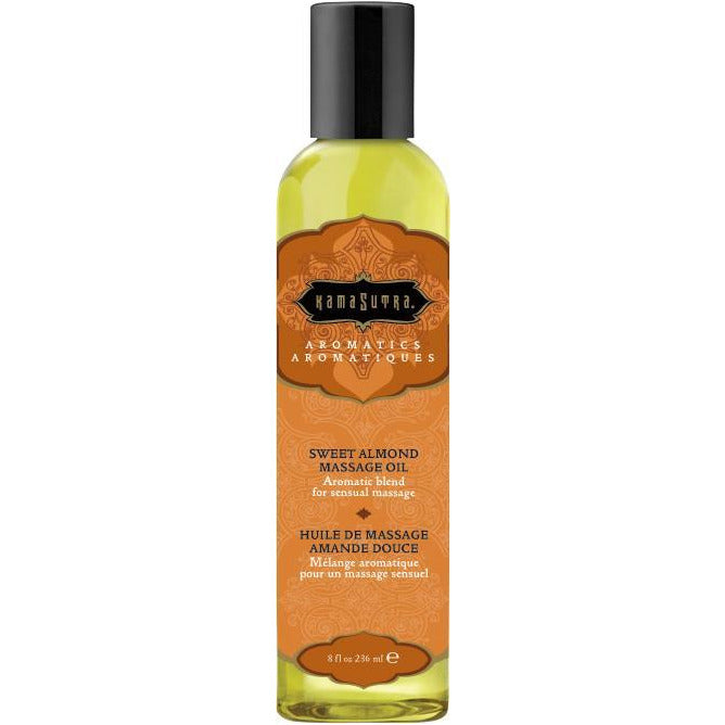 Kama Huile de massage Sutra - Amande douce - 214ml / 8oz