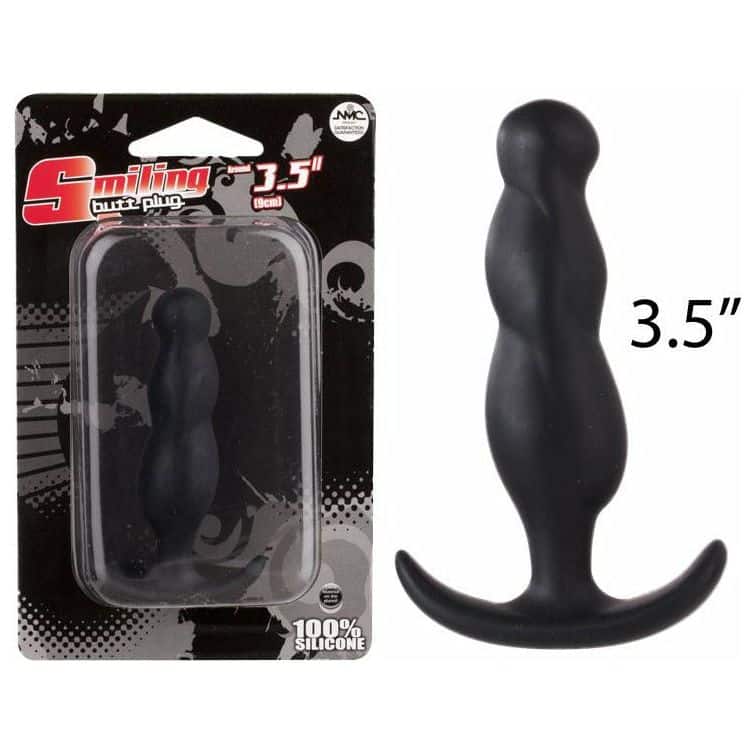 Nanma Silicone Smiling Butt Plug - Swirl