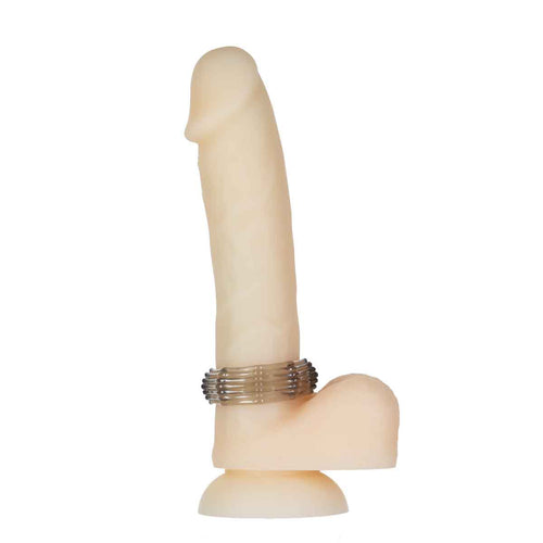Big Dick – Super anneaux de cock stretch – Noir – 4 pack image 3