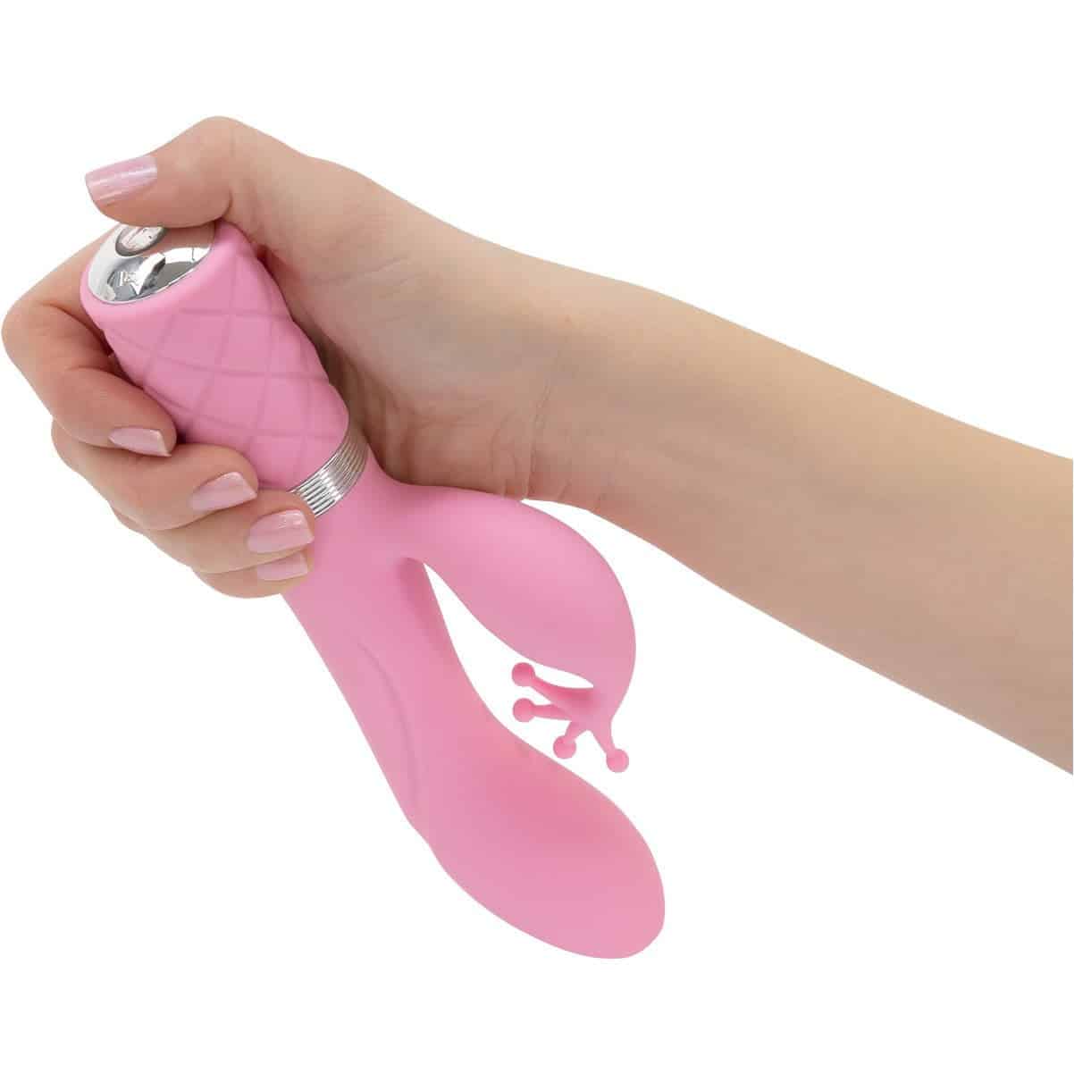 Oreiller Talk Kinky - Dual Massager - Rose image 3