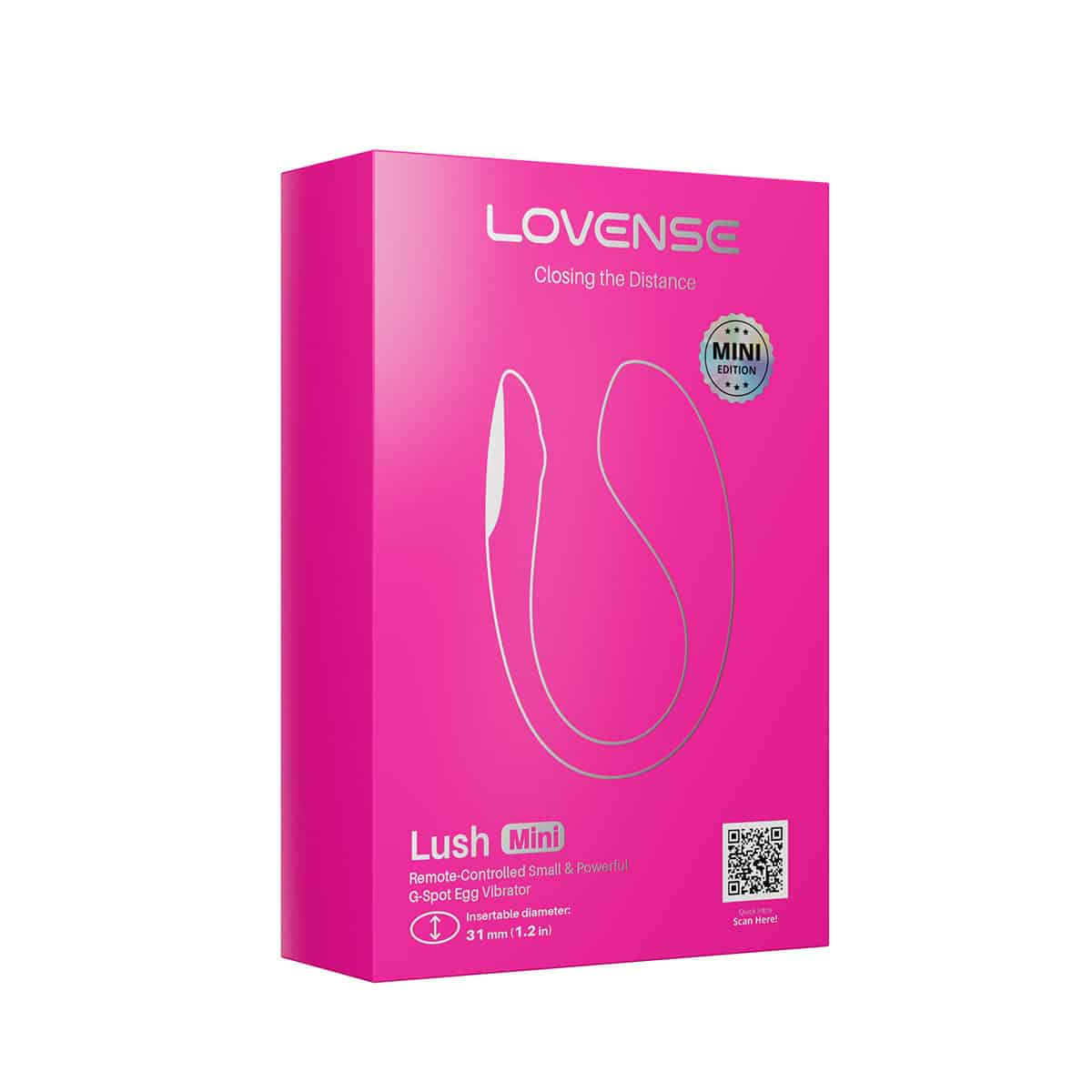 Lovense Lush Mini vibrateur de télécommande - Rose image 0