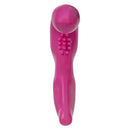 Pure Love® - Dildo silicone sans sangle avec balle vibrante – rose image 3