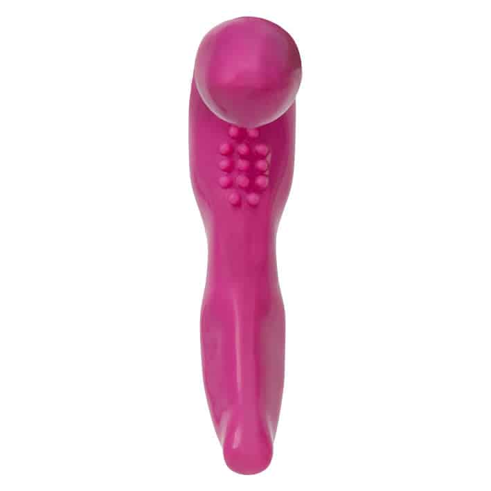 Pure Love® - Dildo silicone sans sangle avec balle vibrante – rose image 3