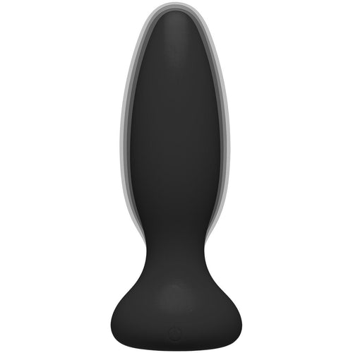 Doc Johnson A Play Experienced VIBE – Plug anal vibrant en silicone avec télécommande – Noir image 1