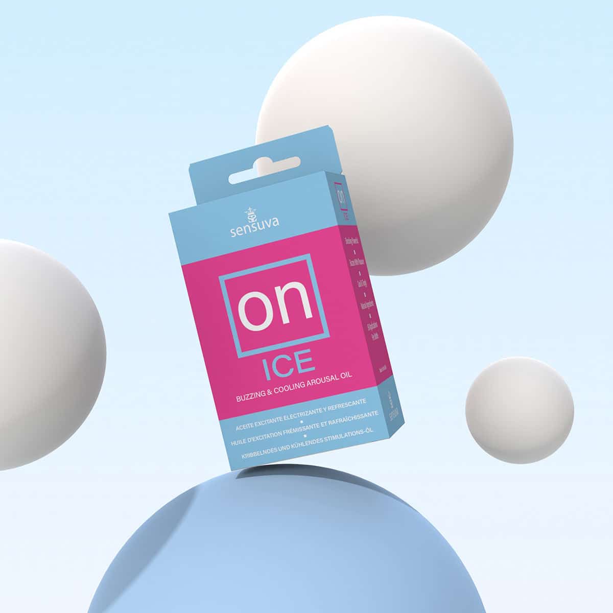 Sensuva ON ICE - Huile d'excitation féminine Buzzing et refroidissement - 5 ml (VL-510) image 1