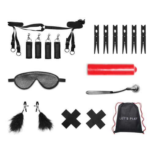 Couvre-lits Lux Fetish Kit d'expérience sensorielle 7 pièces image 0