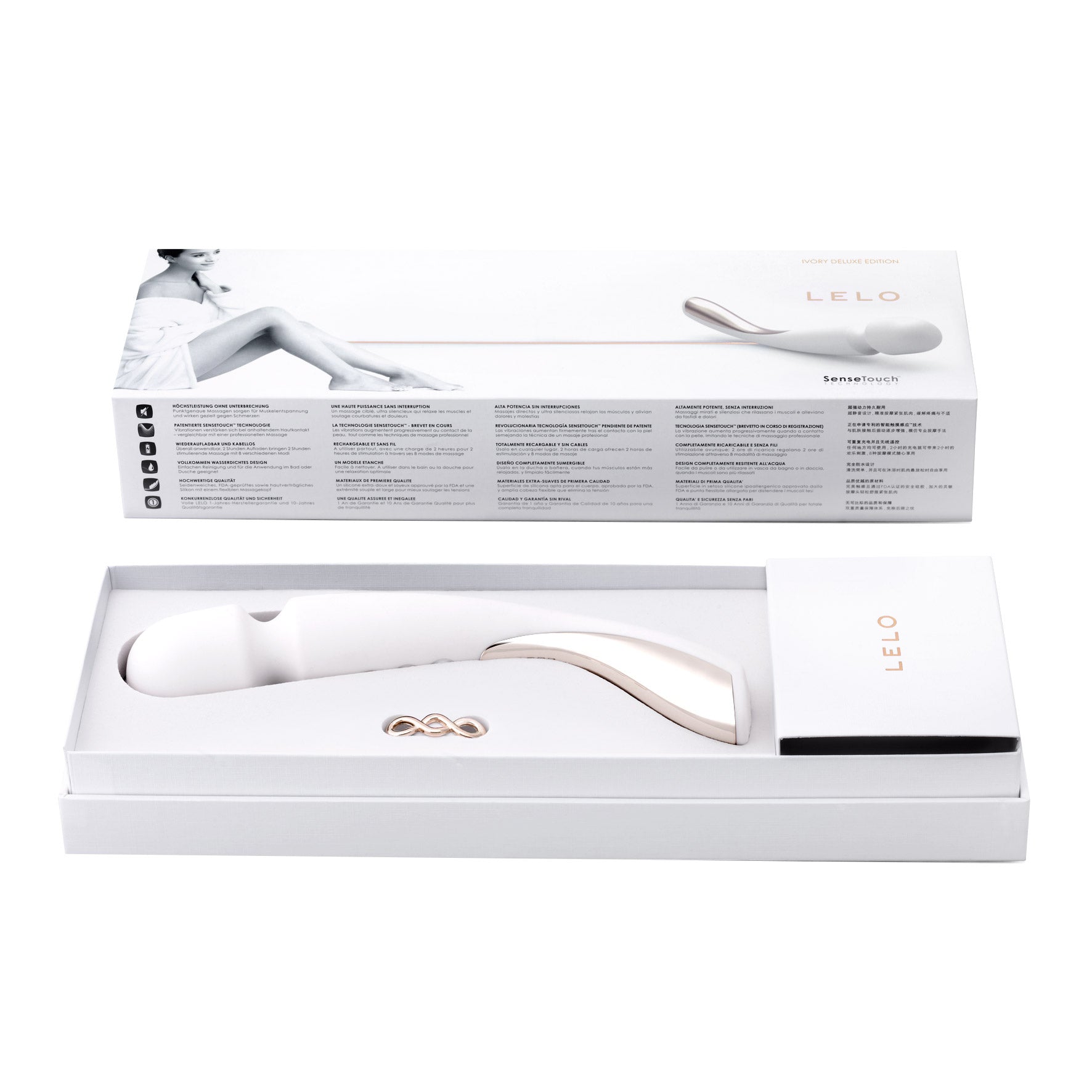 LELO Smart Wand - Moyen - Blanc