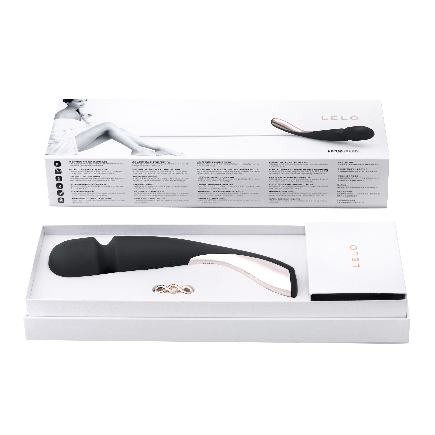 LELO Smart Wand - Medium - Black