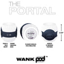 Wank Pod Portal Vibrant Stroker - Bleu image 1