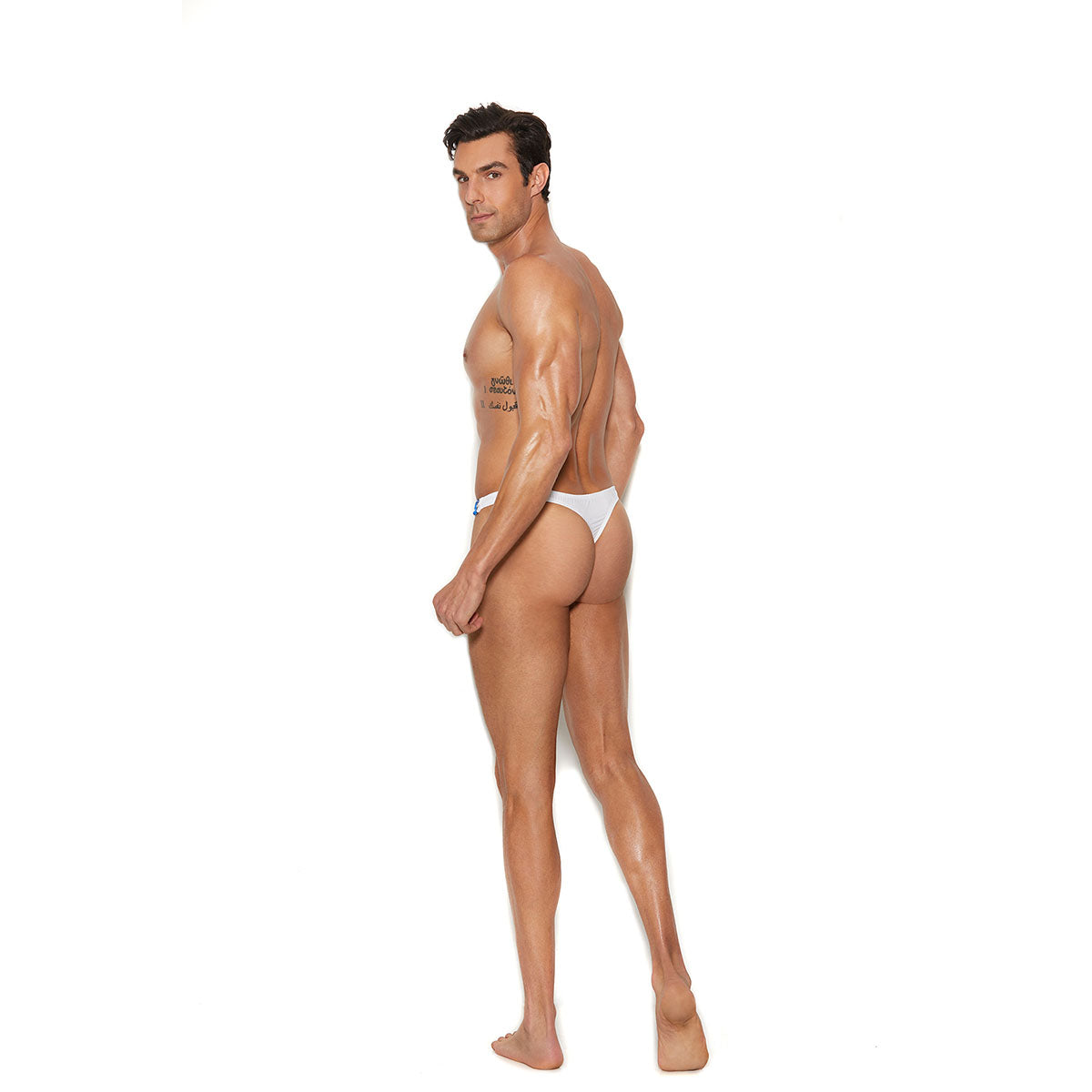 Moments élégants – La collection Vivace Raah – États-Unis Drapeau Thong latérale – L/XL