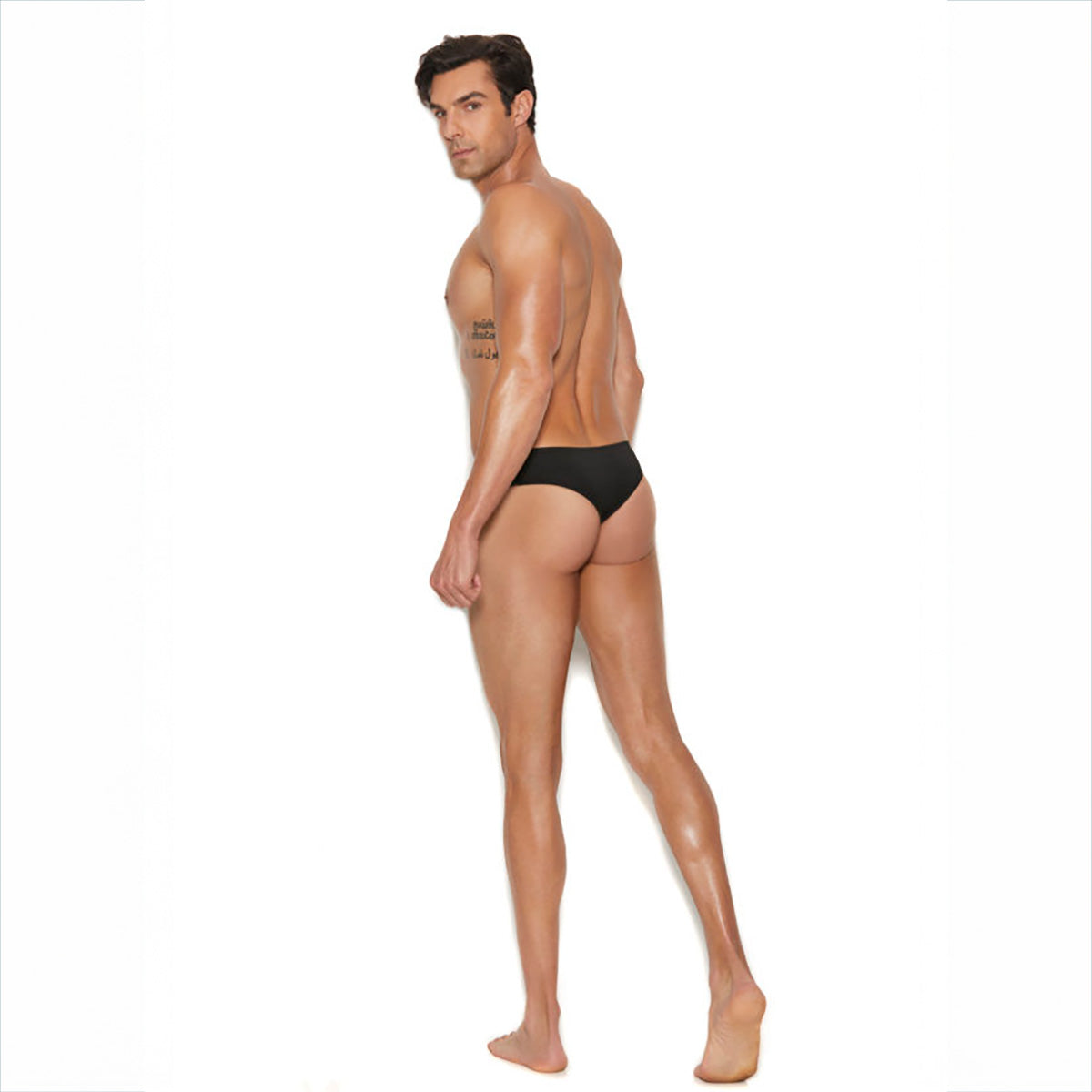 Moments élégants – La collection Vivace Raah – Slip arrière de String – Noir – L/XL
