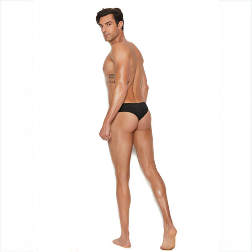 Moments élégants – La collection Vivace Raah – Slip arrière de String – Noir – L/XL