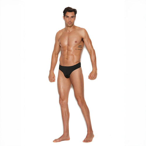 Moments élégants – La collection Vivace Raah – Slip arrière de String – Noir – L/XL