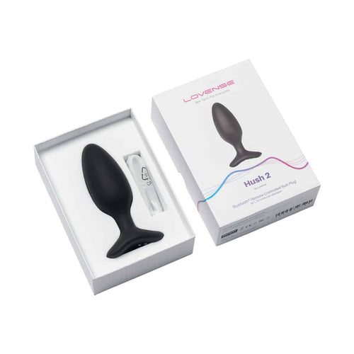 Lovense Hush 2 – 1,75 po. Bouton vibrant Bluetooth – Noir image 5