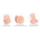 Pure Love® - Dildo en silicone réaliste lisse avec base d'aspiration – 7,5 po – Beige image 5