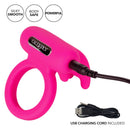 CalExotics® Triple Clit Flicker - Anneau de cock vibrant - Rose image 5
