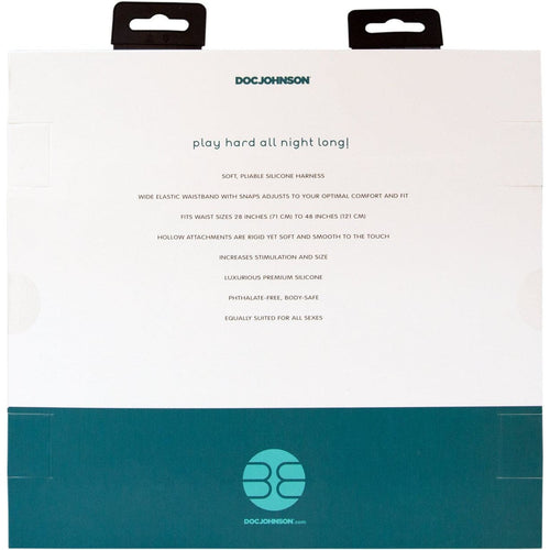 Extensions du corps de Doc Johnson – Soyez solide 2 pièces strap-on ensemble - Slim image 5