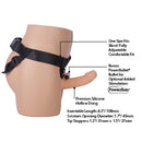 Dépendance – Sangle de dong creuse en silicone – Beige