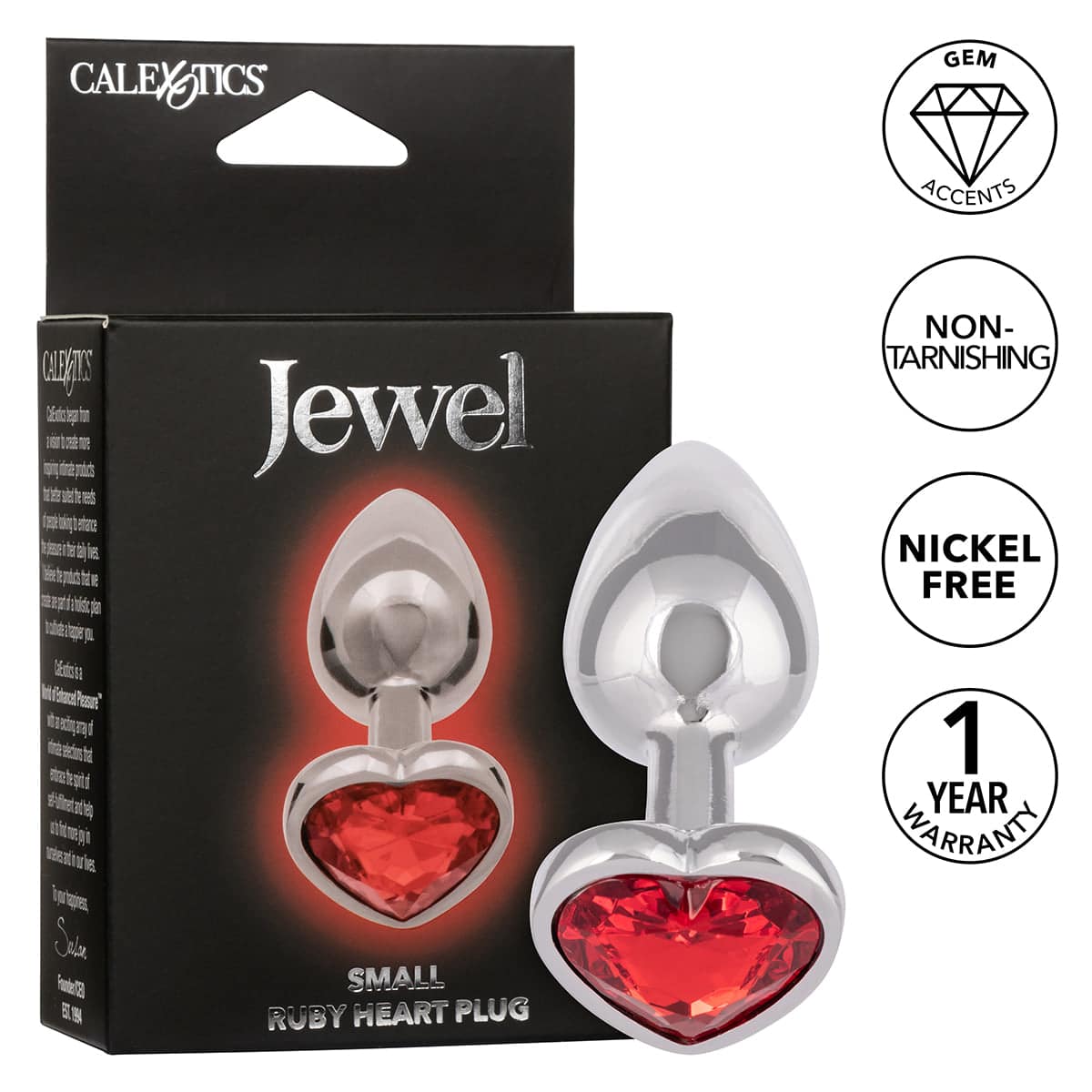 CaleXOtics Petit bijou Grande prise de coeur rubis - Ruby image 3