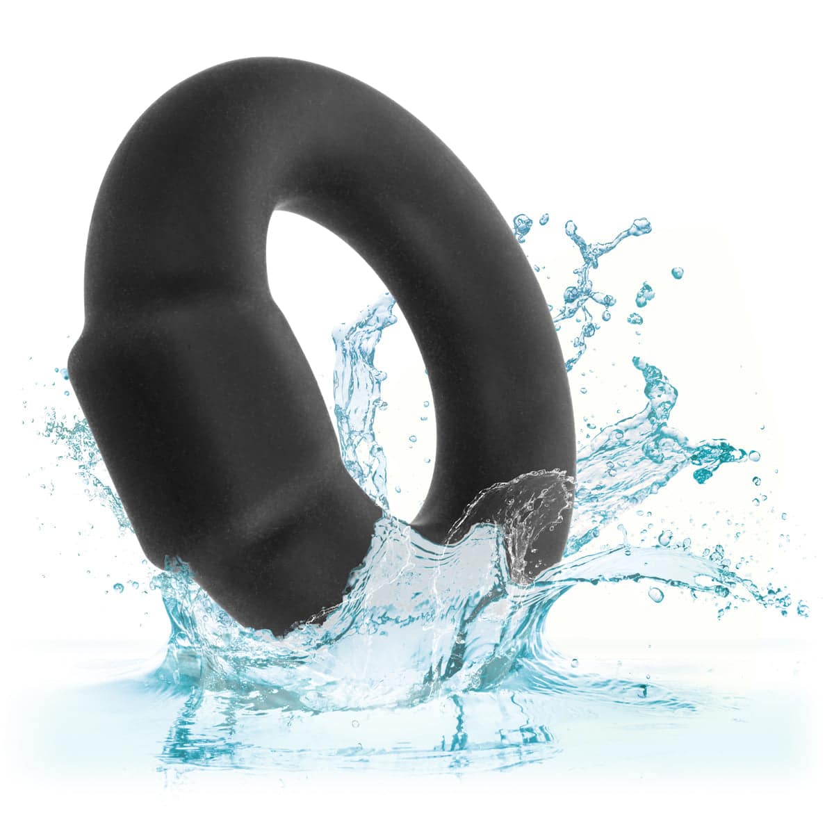 CalExotics® - Anneau Alpha - Anneau Optimum en silicone liquide – Noir image 4
