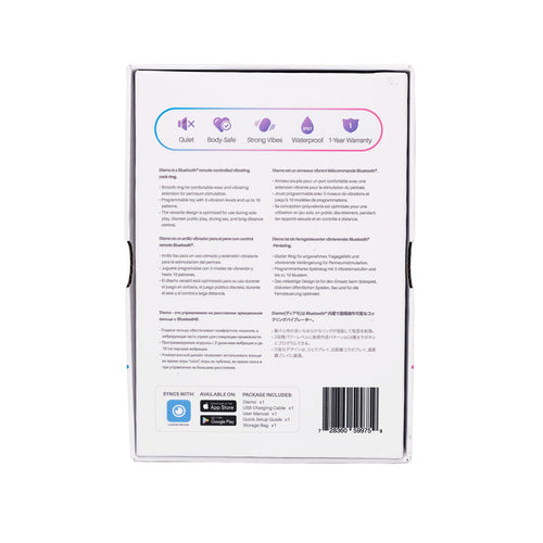 Lovense Diamo – Bluetooth télécommandé Anneau de coq – Noir image 5