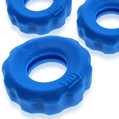 Balles à Ox - HünkyjunkTM - Super Huj No Roll C-Rings – 3 pk – Teal image 1