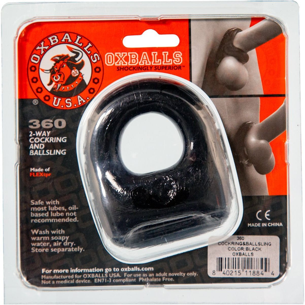 Oxballs 360 Dual Cockring &amp; Ballsling image 3