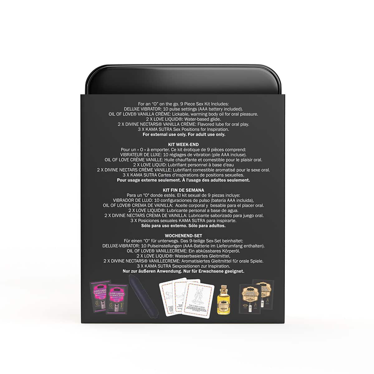 Weekender Kama Sutra Kit pour un "O" sur la route – Vanilla Creme image 2