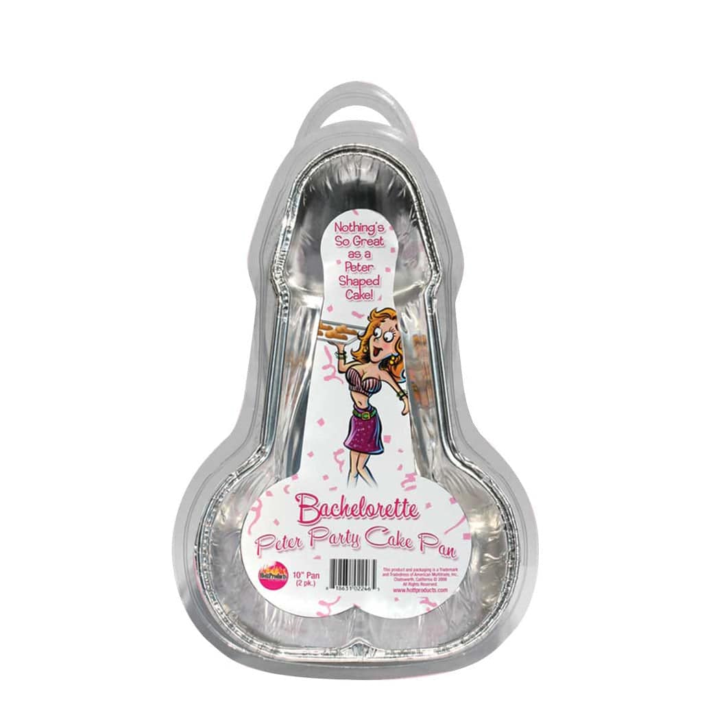 HottProduits Baccalauréat Pecker Party Cake Pan - Medium- 2pc Jeu image 0