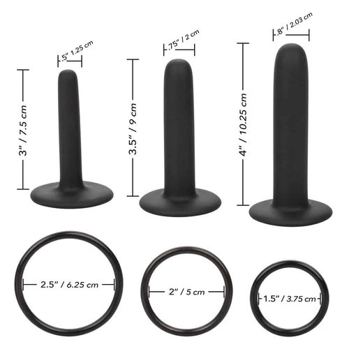 CalExotics® - BoundlessTM - Kit de pegging en silicone – Noir image 3