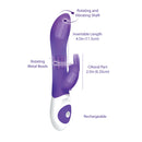 La compagnie de lapin Perle Vibrateur de lapin - violet