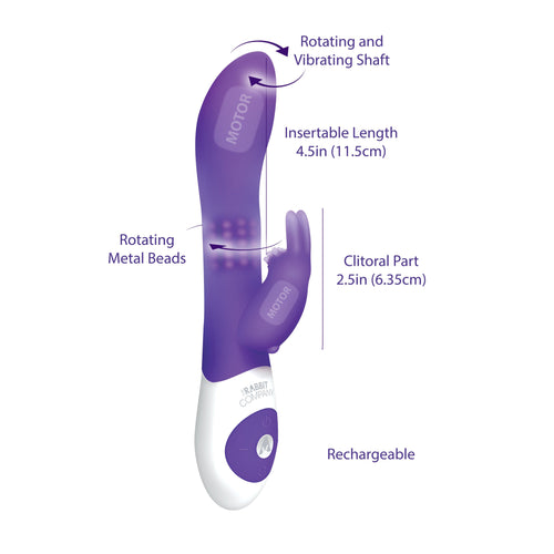 La compagnie de lapin Perle Vibrateur de lapin - violet