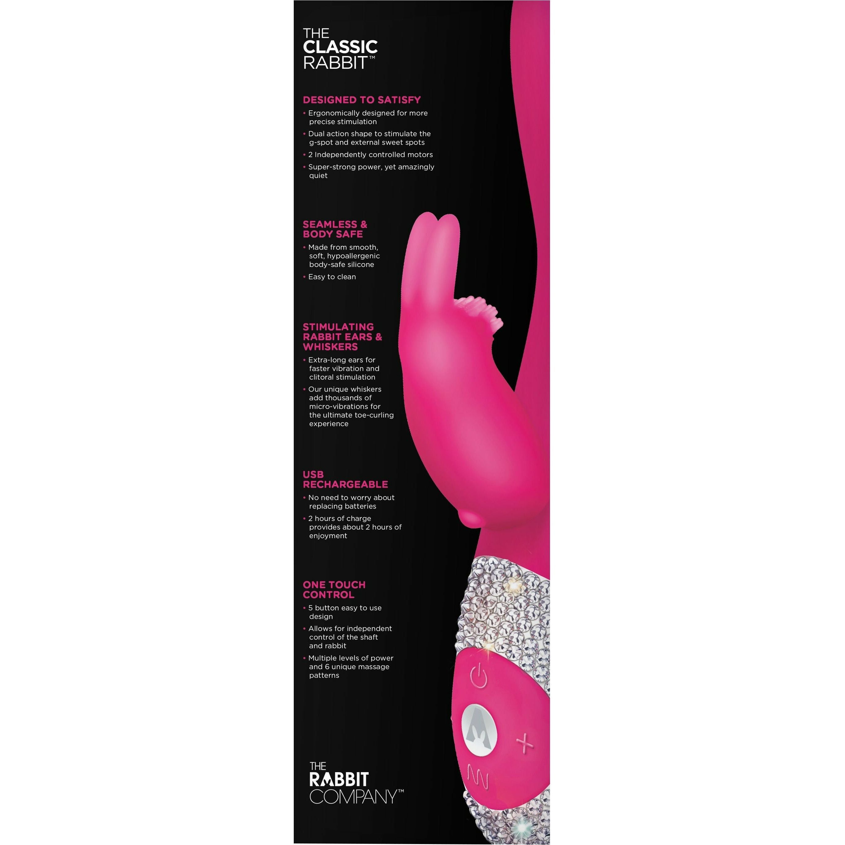 The Rabbit Company Limited Edition Lapin cristallisé - Rose