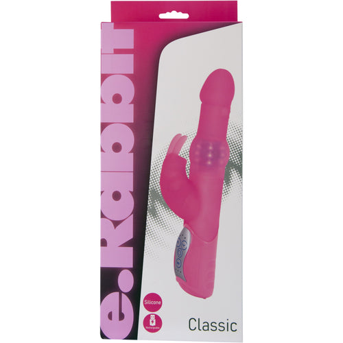 e. Vibrateur de lapin classique - rose