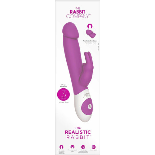 La compagnie Rabbit Vibrateur réaliste Rabbit - Rose profonde