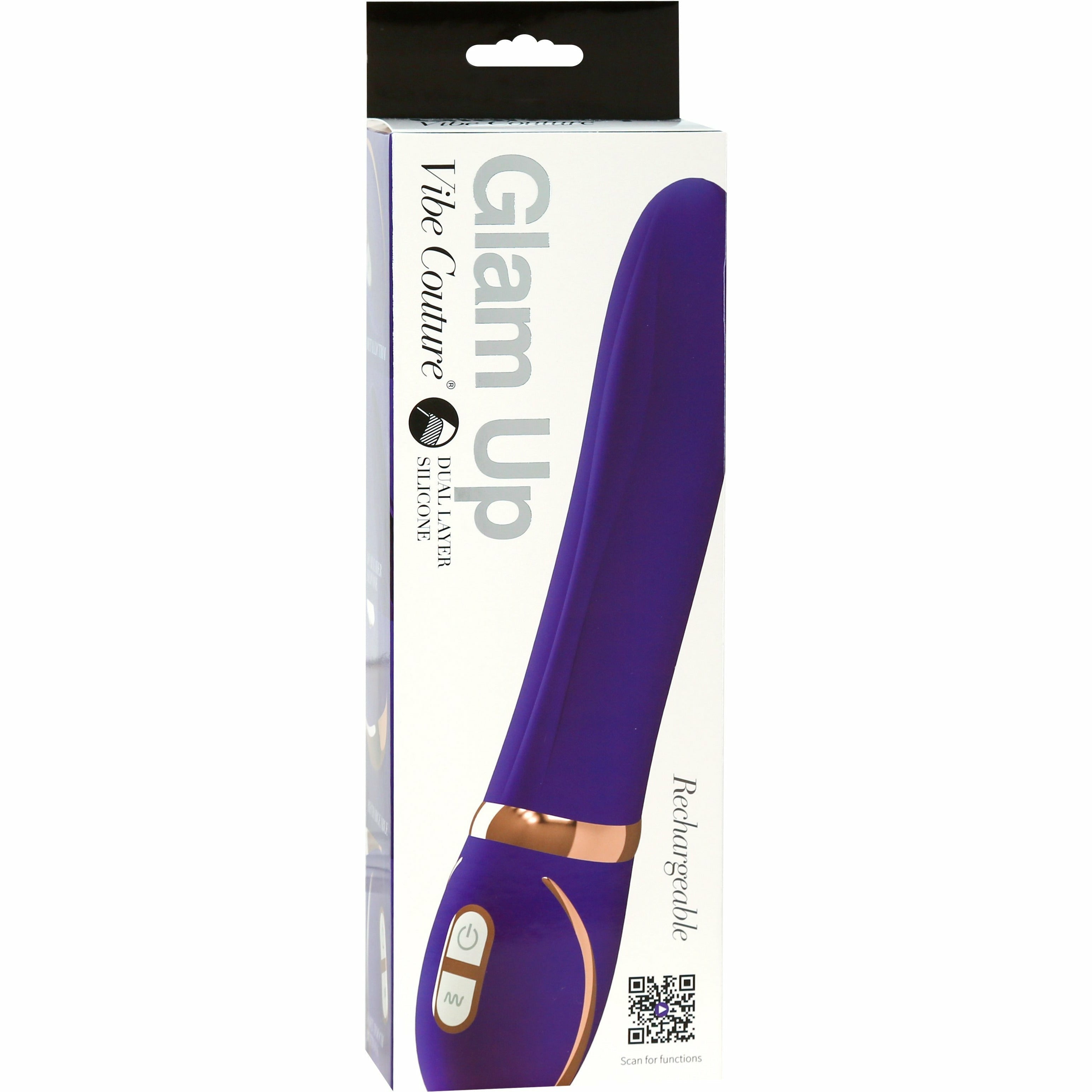 Vibrateur rechargeable de l'ambiance Couture - violet