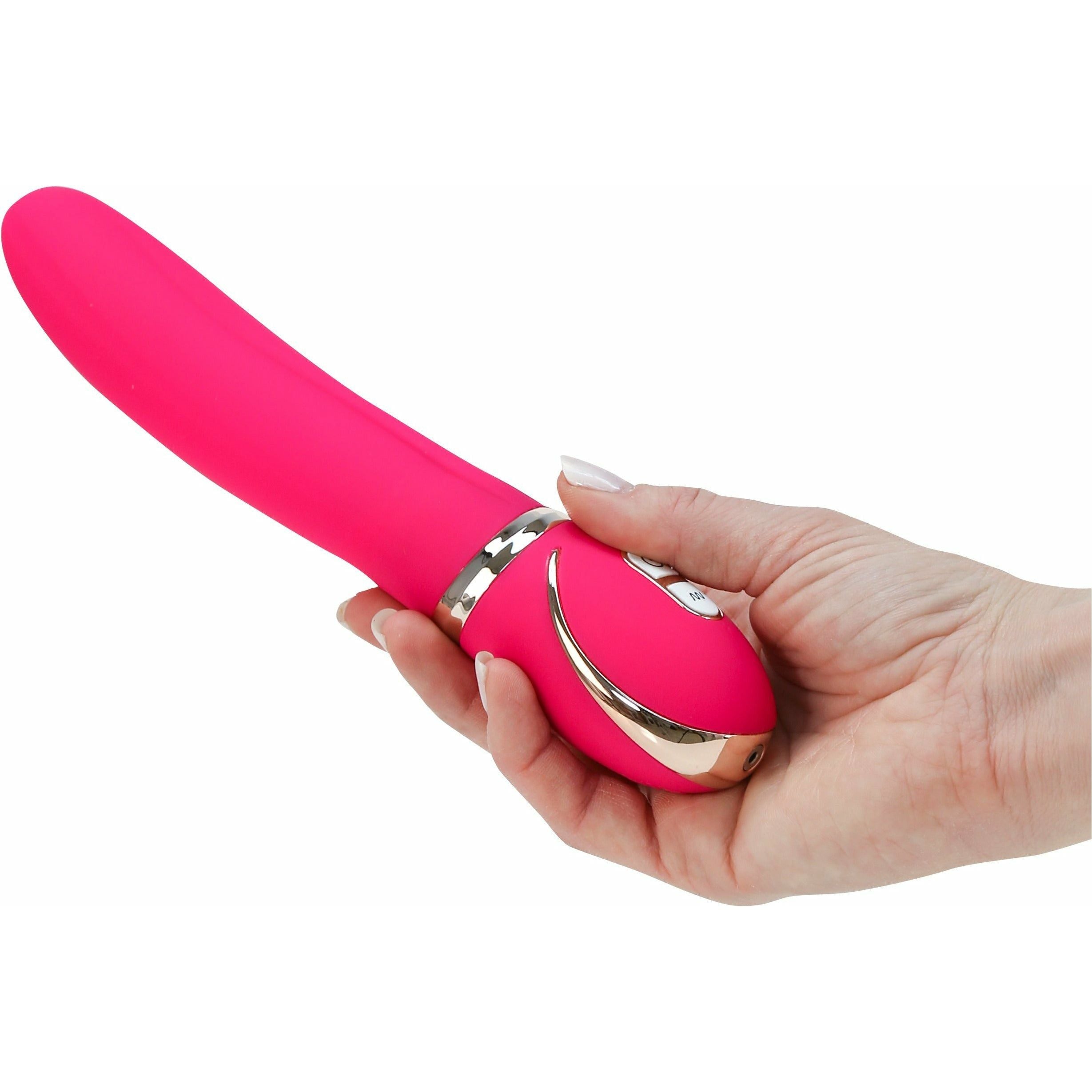 Vibromasseur rechargeable de l'ambiance Couture Glam Up - Rose