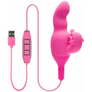 NMC Mains allumées - Dual Vibrator Dolphin - Rechargeable - Rose