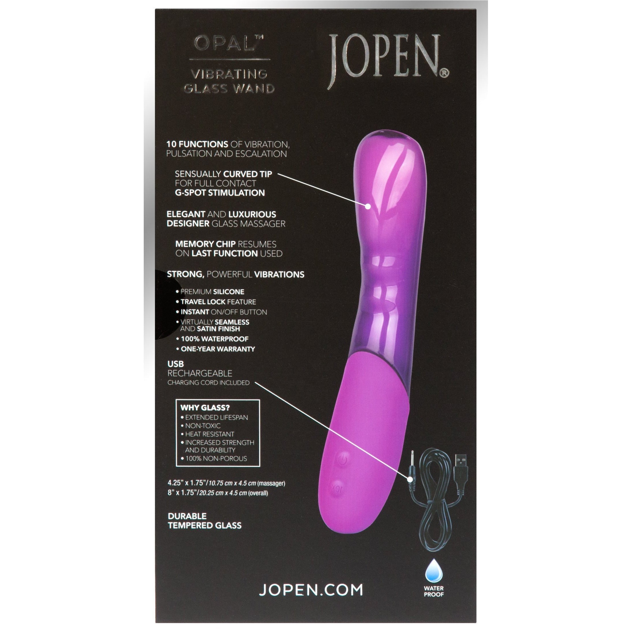 CalExotics® Opal by Jopen La baguette en verre vibrant
