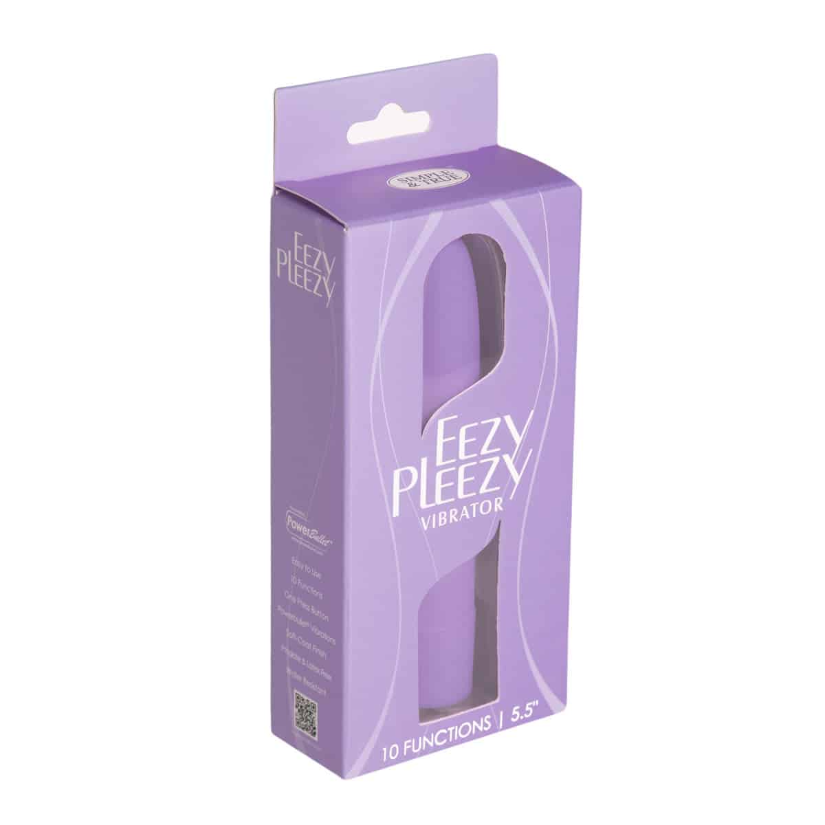 Eezy Pleezy – Vibrateur classique 5,5" – Violet image 5