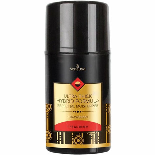 Sensuva Ultra-Thick Formule hybride – Hydratant personnel Fraises - 1,9 oz image 0