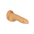 Dépendance nue Dildo rotatif et vibrant de 8" avec télécommande – Caramel image 4