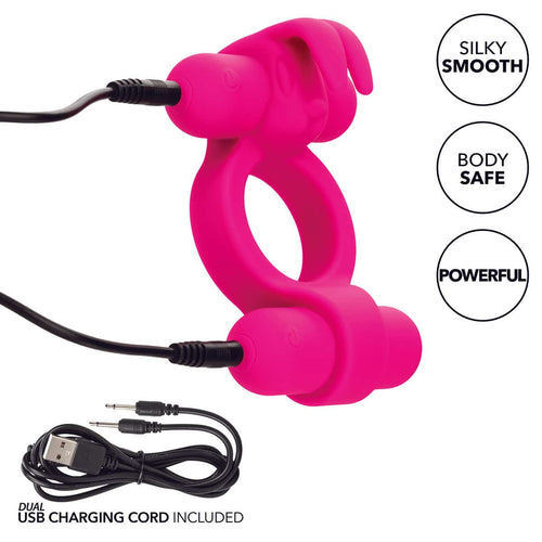 CalExotics® Silicone rechargeable Lapin de roche – rose image 4