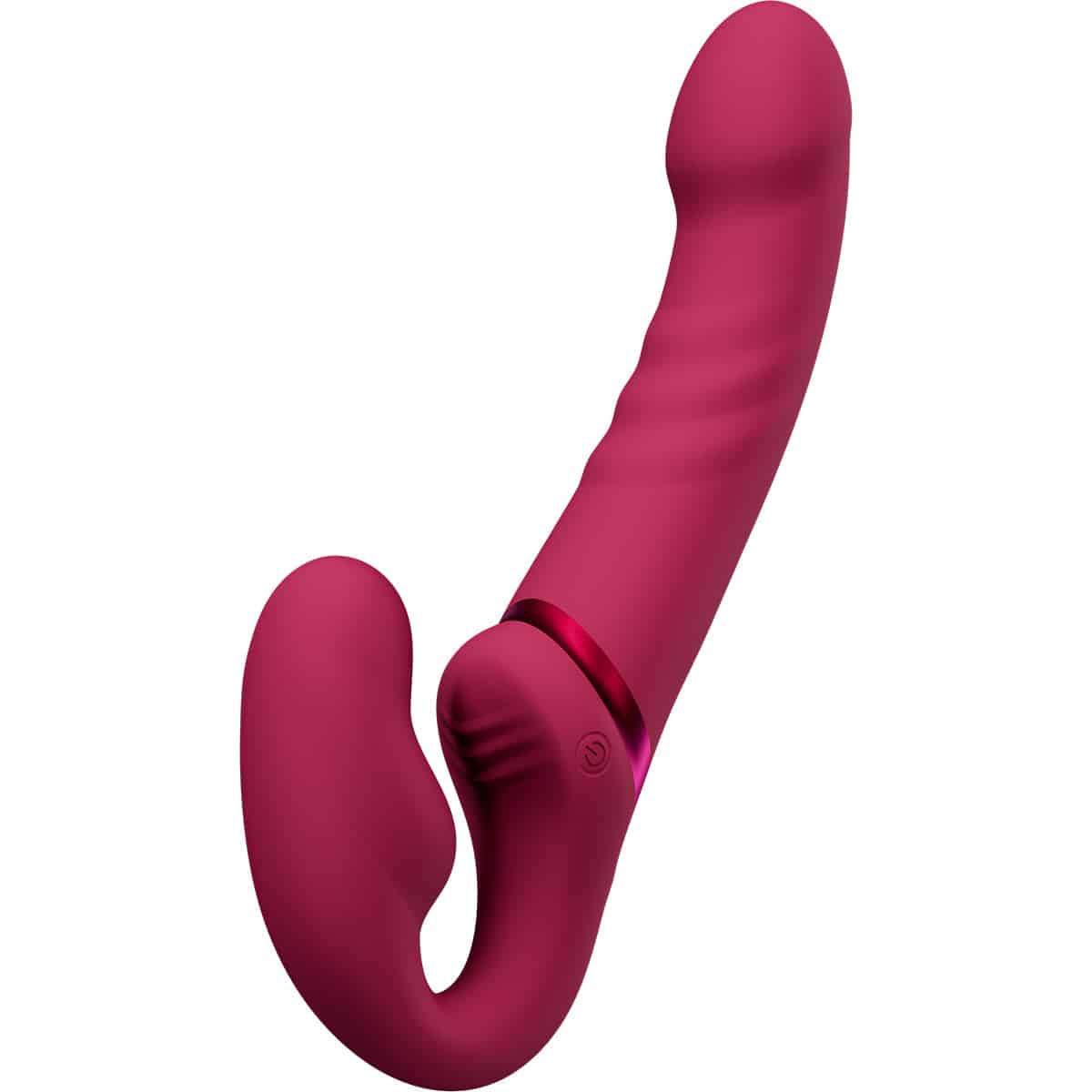 Lovense Lapis Strapless Strap-On - Rose image 2
