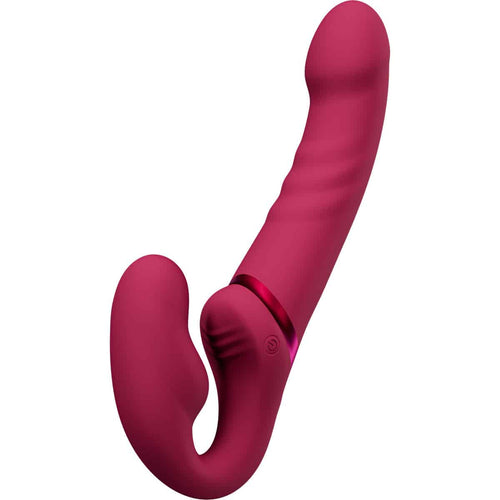 Lovense Lapis Strapless Strap-On - Rose image 2