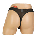 String Mesh avant Velcro pour hommes – Noir - O/S image 0