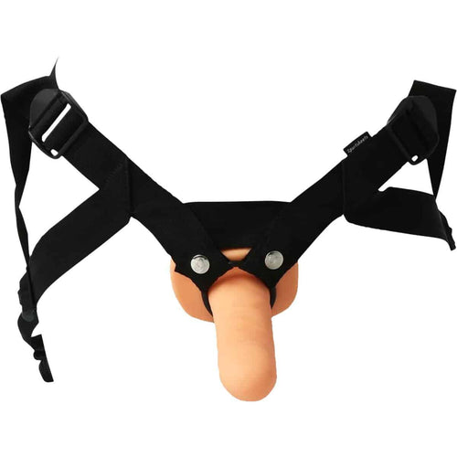 Feuilles de sport - Dong creux avec harnais strap-on image 0