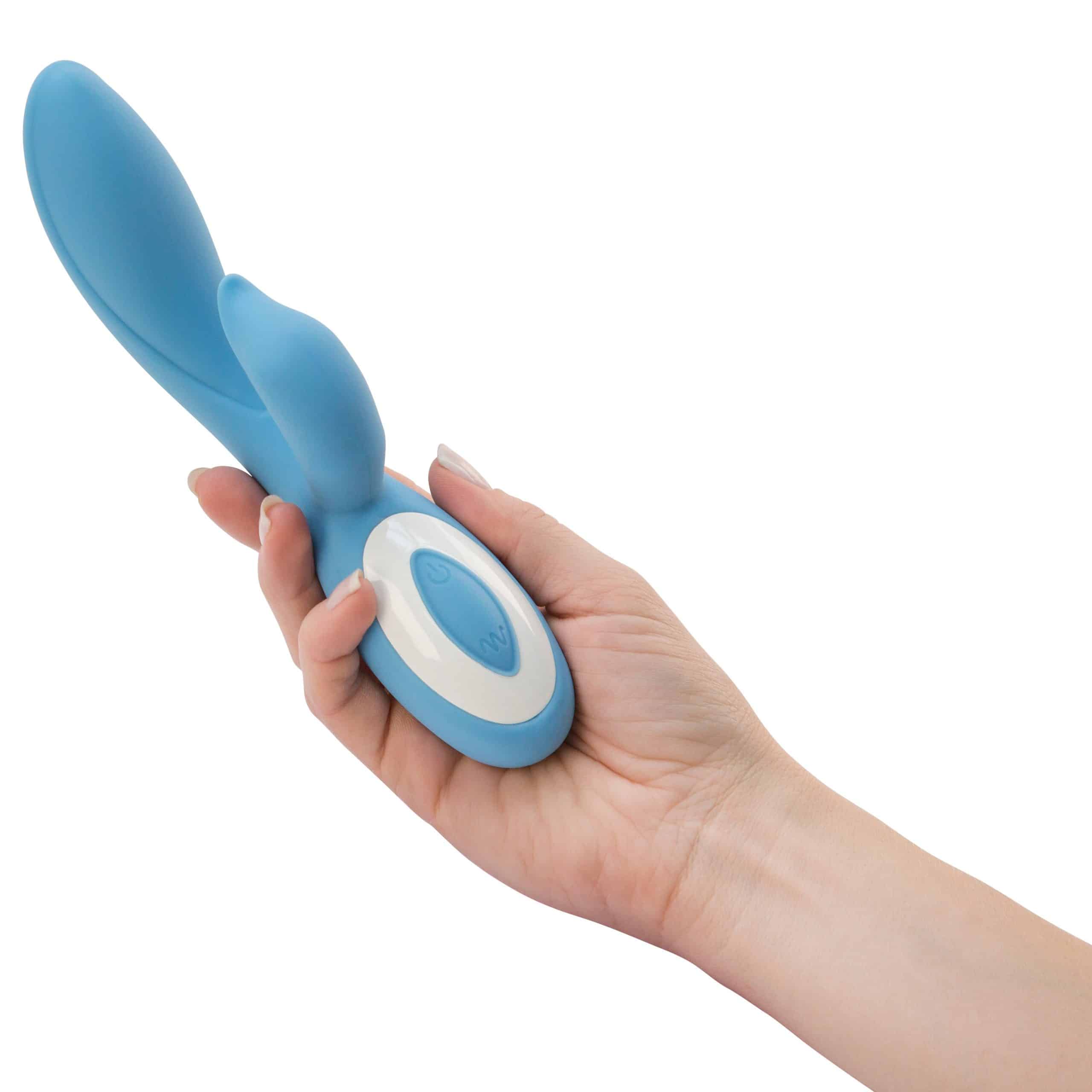 Pure Love® - Vibrateur G-Spot style lapin – Bleu image 1