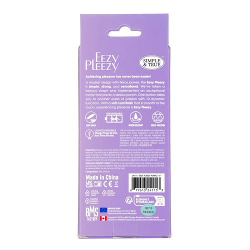 Eezy Pleezy Rechargeable – 5" - Violet image 4